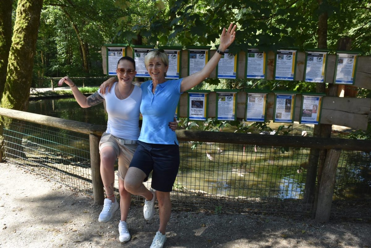 Namensgebung Flamingo Gerti / © Tierpark Stadt Haag, Herbert Stoschek